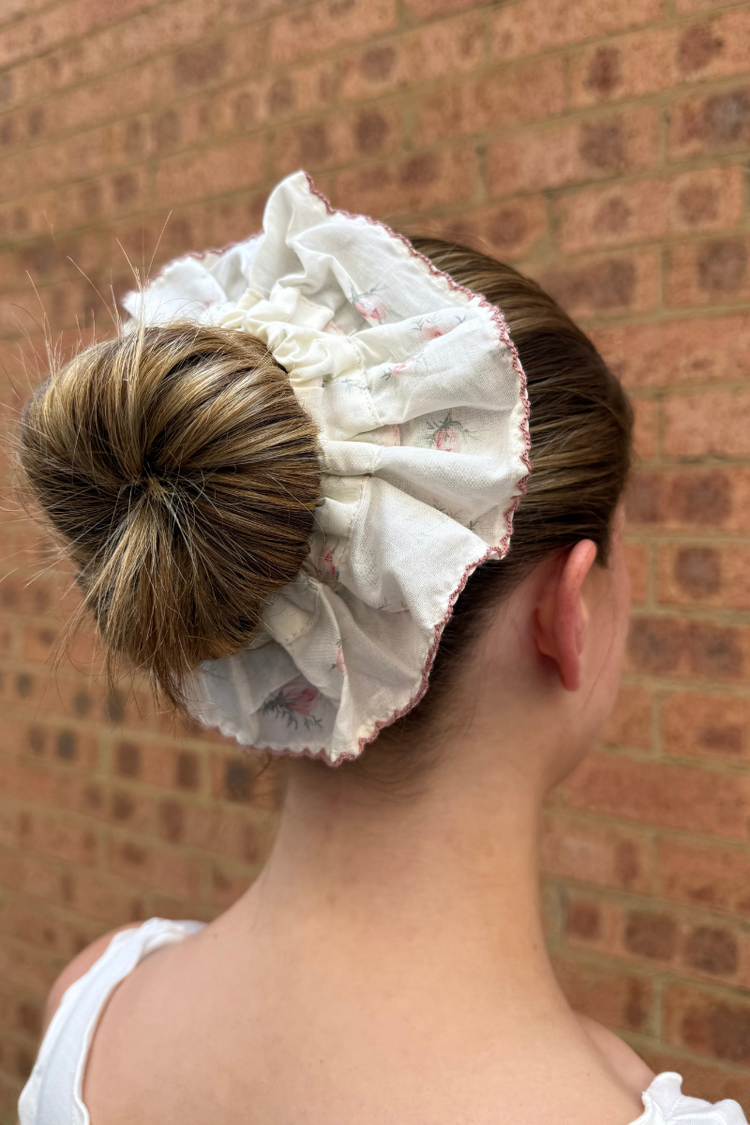 Floral Frill Scrunchie | Floral Frill Scrunchie