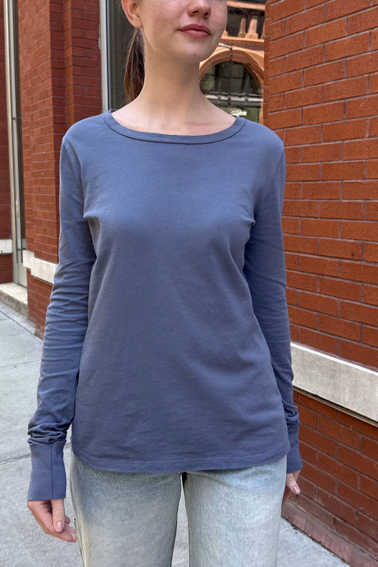 Tori Top | Faded Navy Blue / S