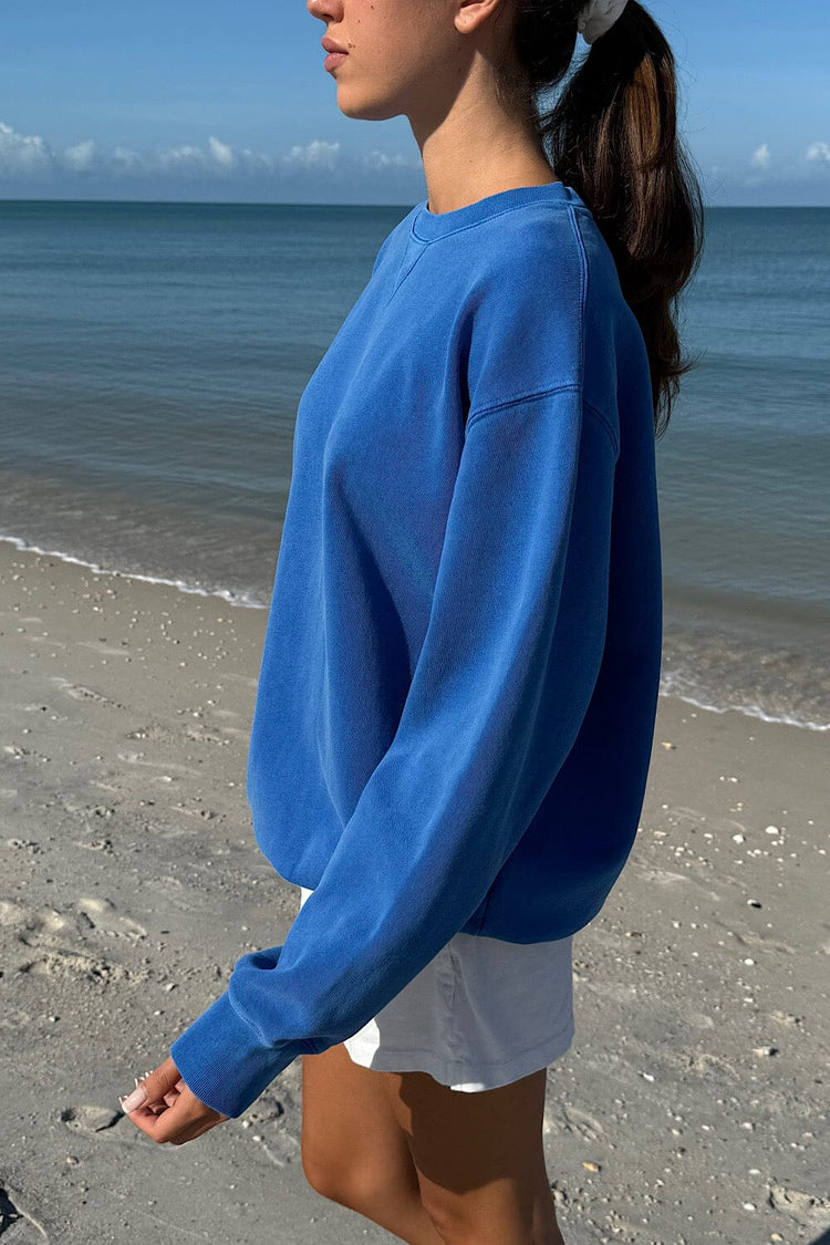 Erica Oversized Sweatshirt | Cobalt Blue / Oversized Fit