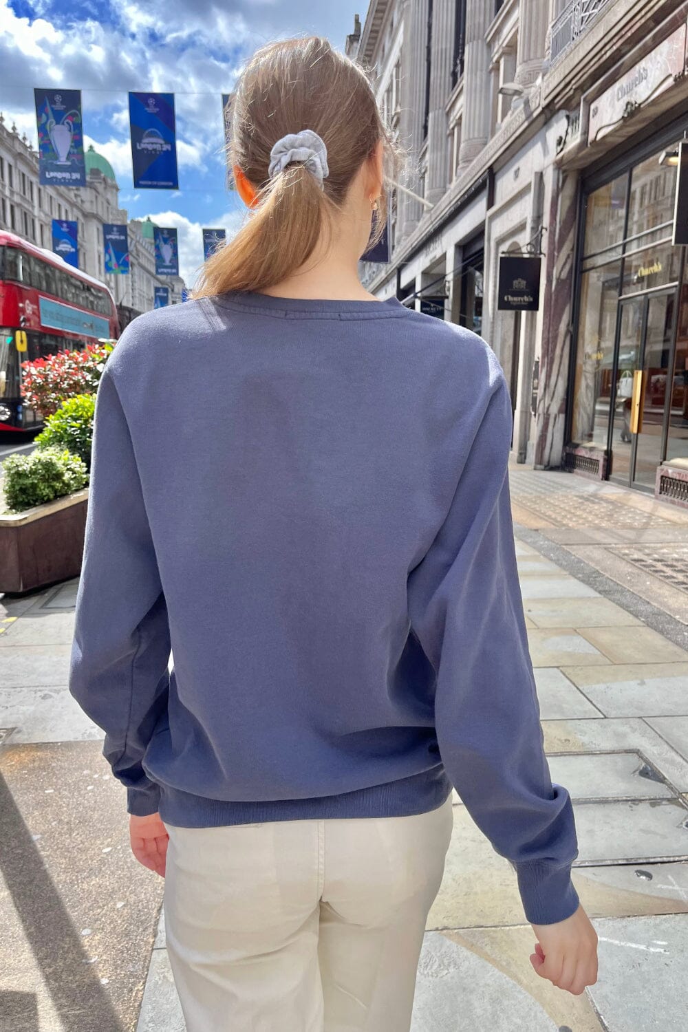 Brandy melville blue sweatshirt online