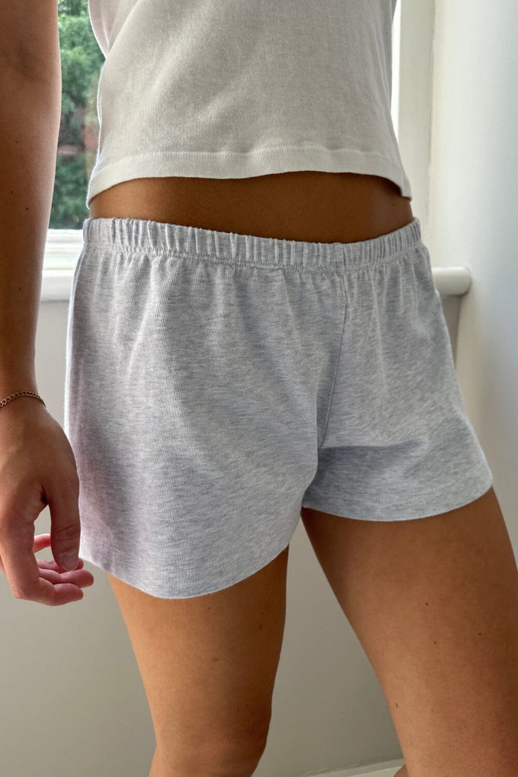 Emery Cotton Sweatshorts | Light Grey / XS/S