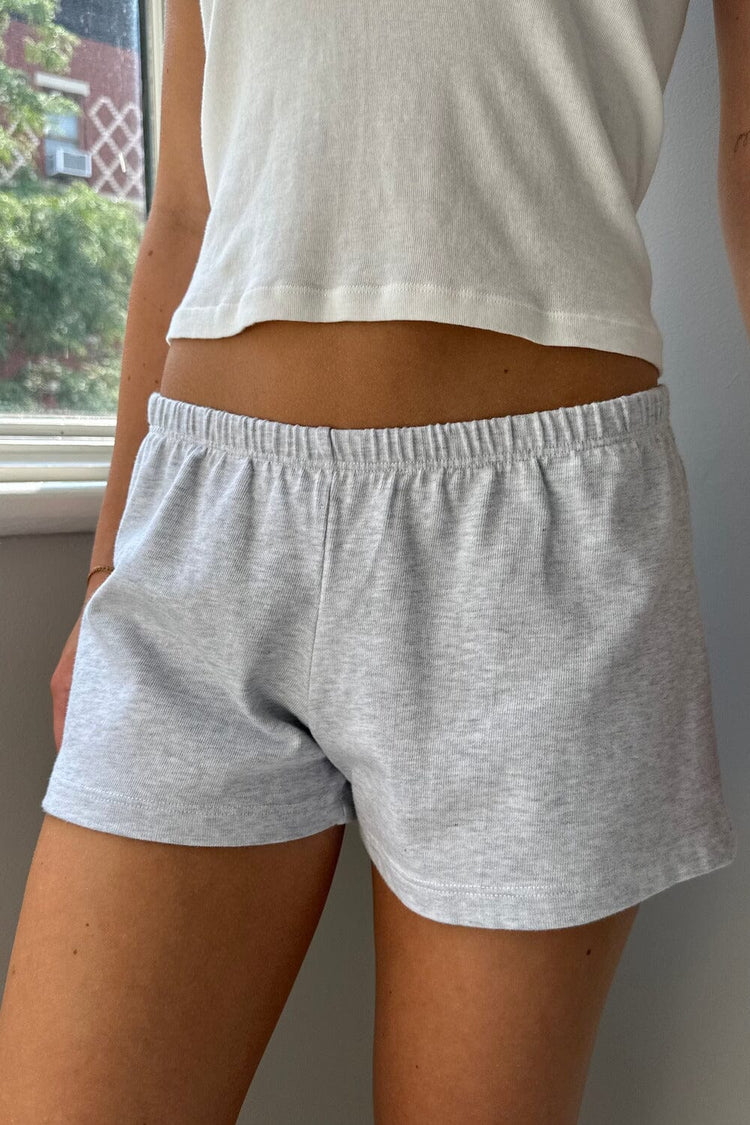 Emery Cotton Sweatshorts | Light Grey / XS/S