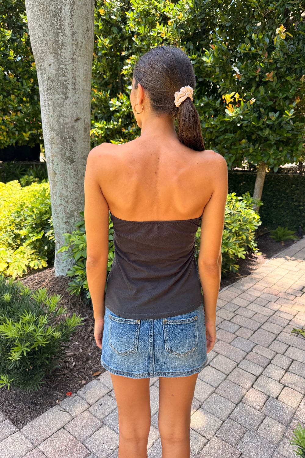 Lucky Tube Top | Black / XS/S