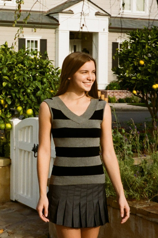 Black Grey Stripes / XS/S
