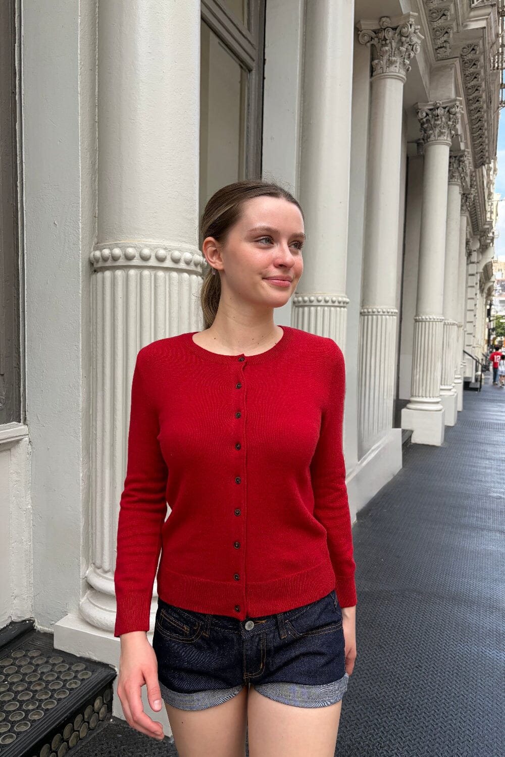 Louise Cardigan | Red / XS/S