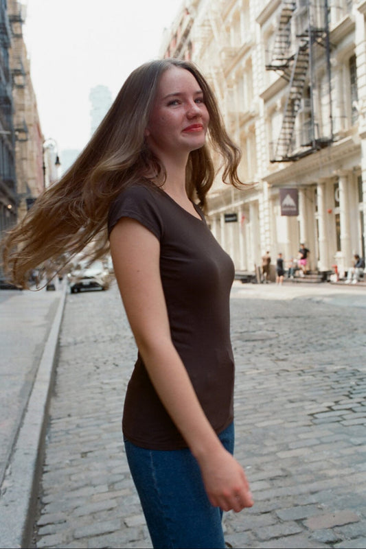 Dark Brown / S