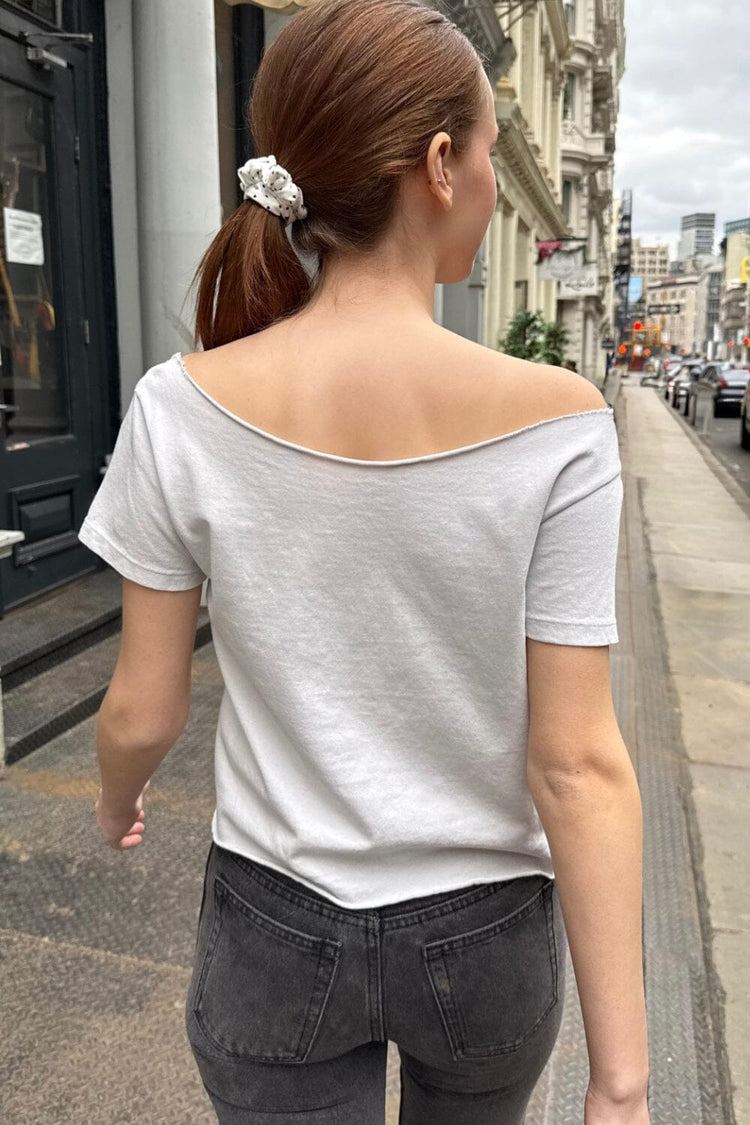 Robyn Radio Silence Top | Light Gray Cement / XS/S