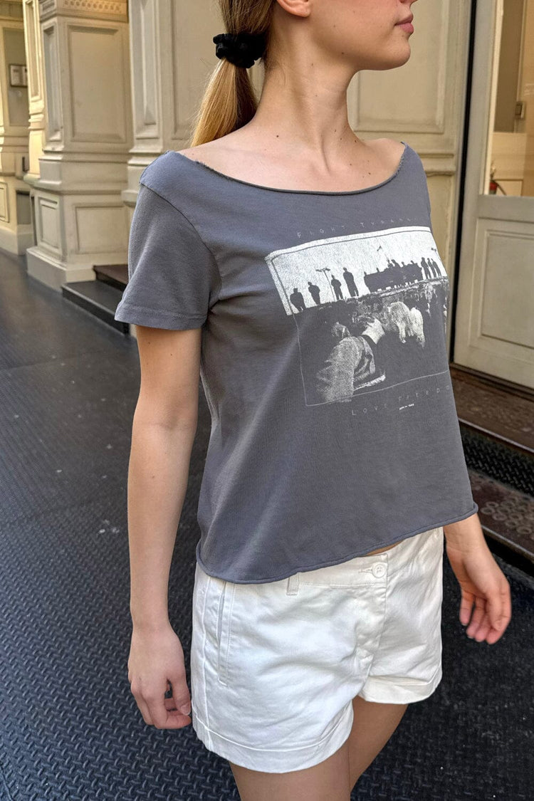 Robyn Love Freedom Top | Dark Grey / XS/S