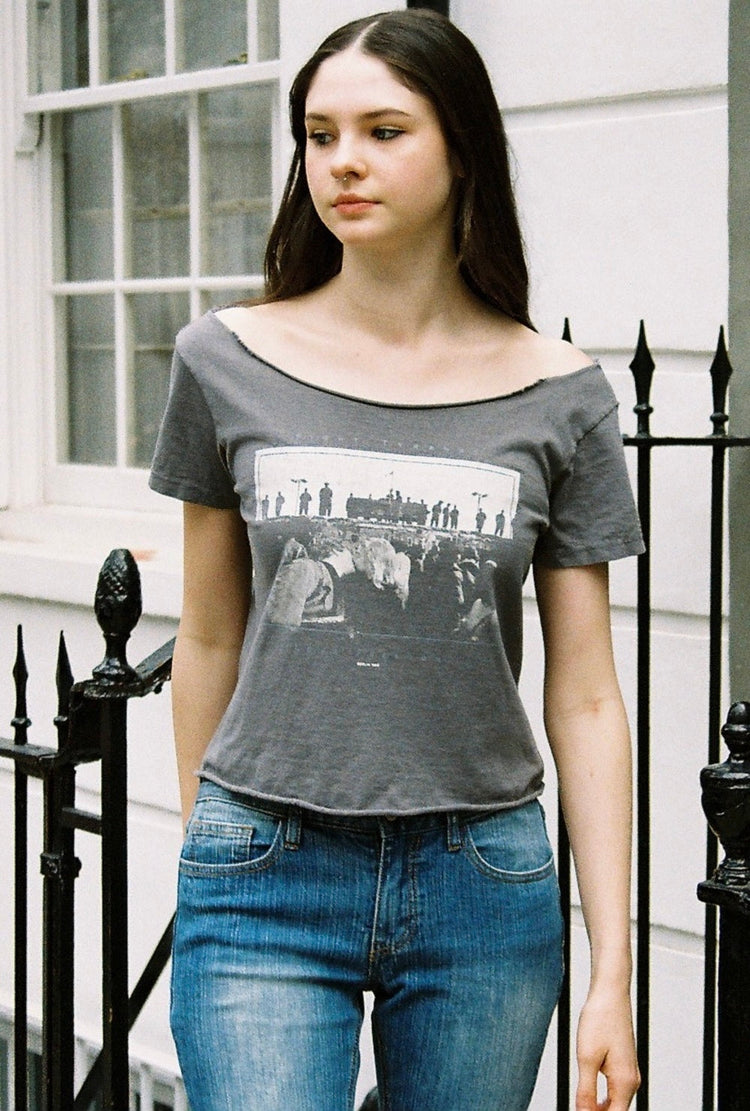 Robyn Love Freedom Top | Dark Grey / XS/S