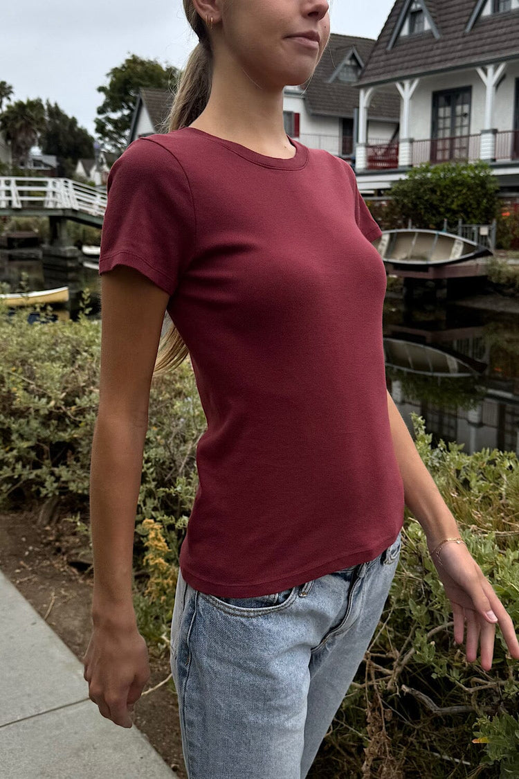 Chloe Top | Burgundy / XS/S