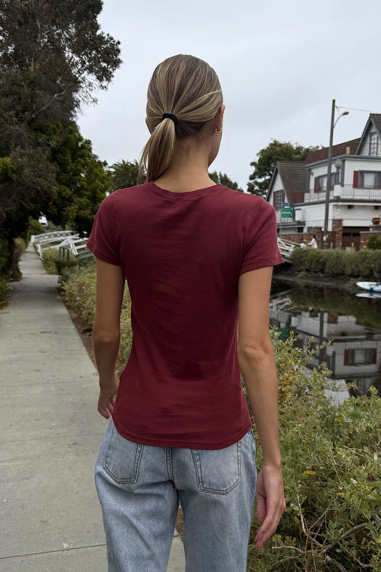 Chloe Top | Burgundy / XS/S