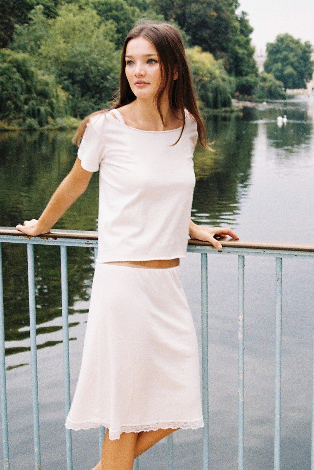 Sephira Midi Skirt | White / XS/S