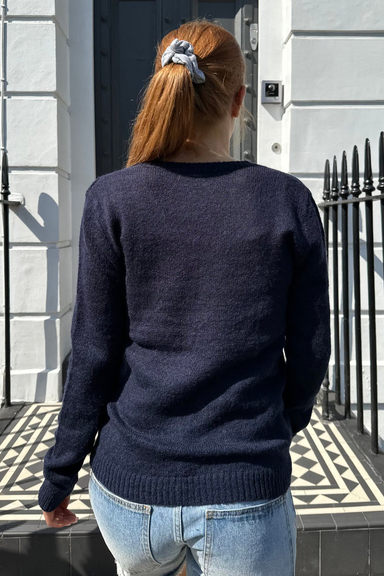 Amelie Mohair Sweater | Blue Navy / XS/S