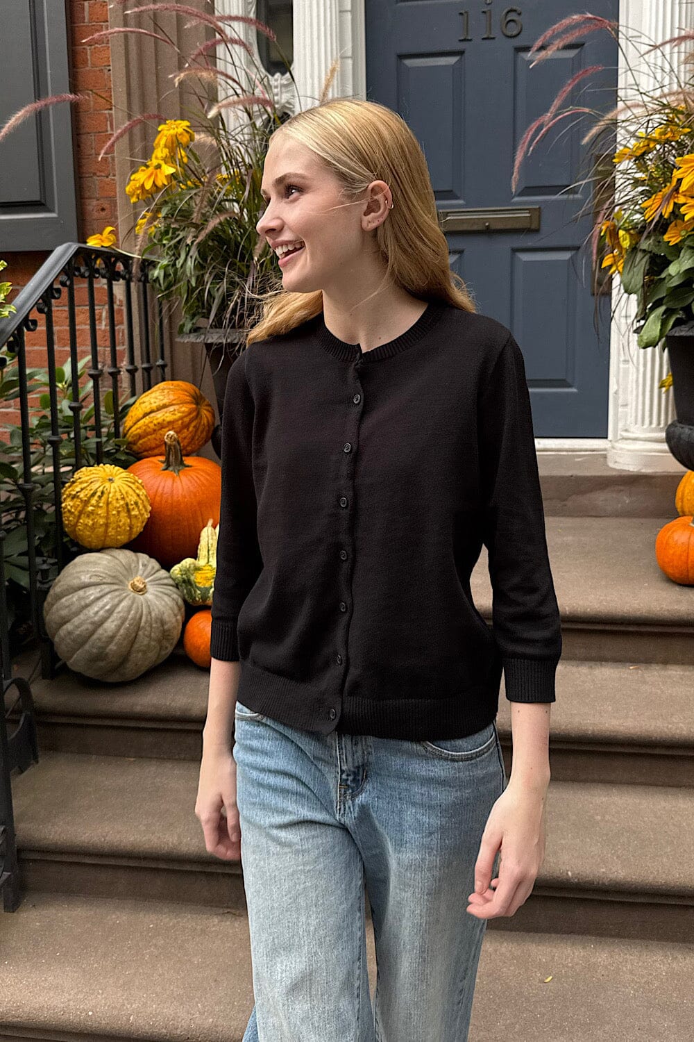 Amalie Cardigan | Black / XS/S