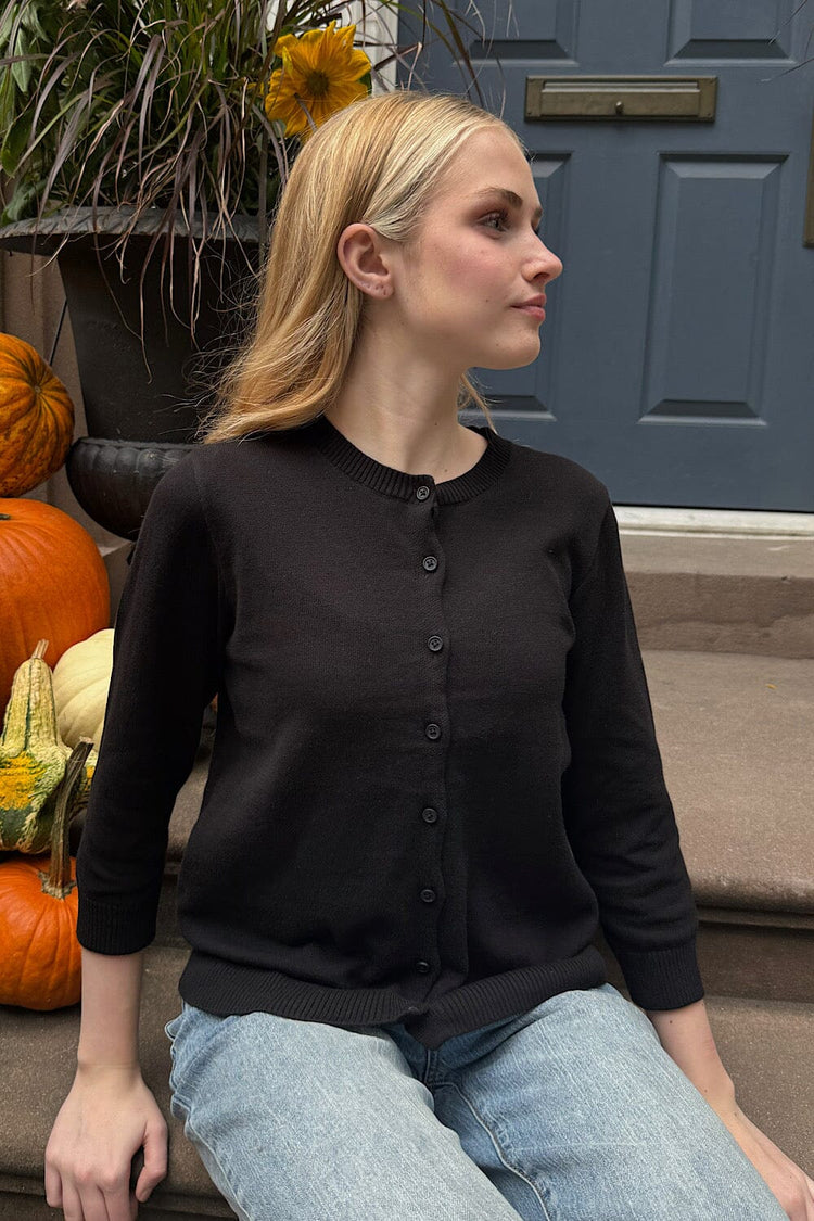 Amalie Cardigan | Black / XS/S