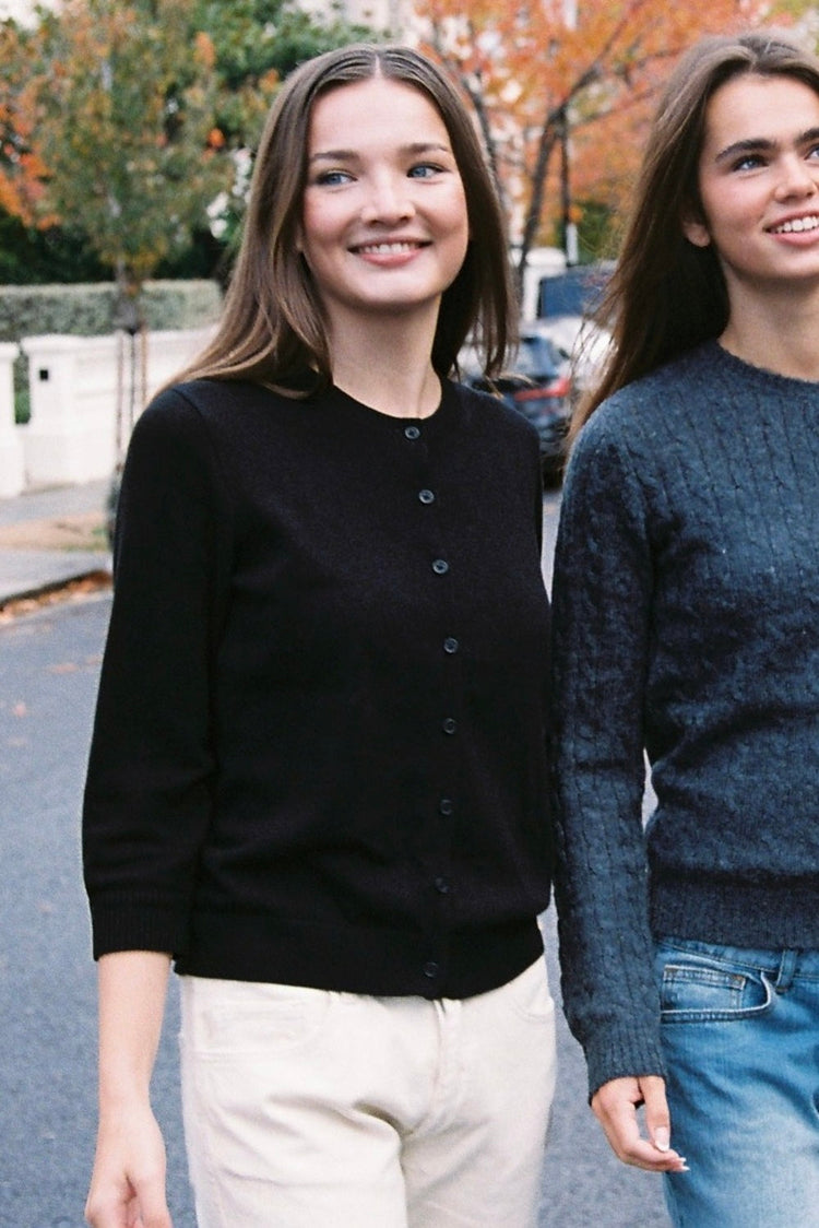 Amalie Cardigan | Black / XS/S