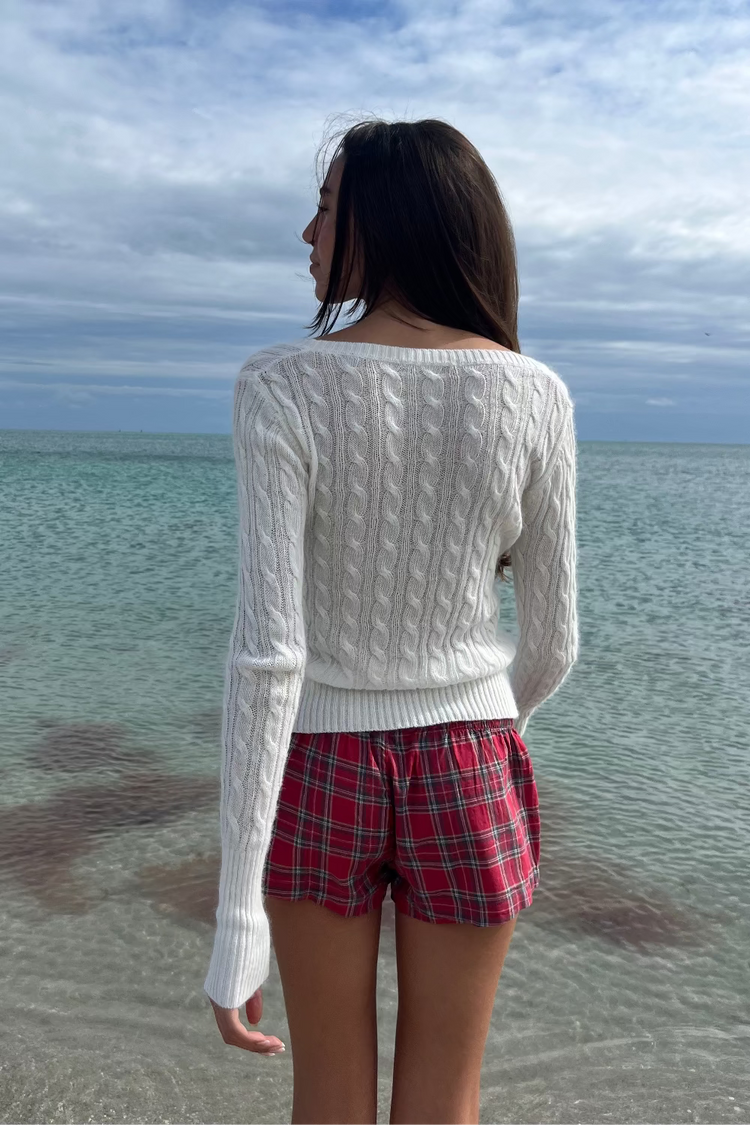 Alina Sweater | White / Regular Fit