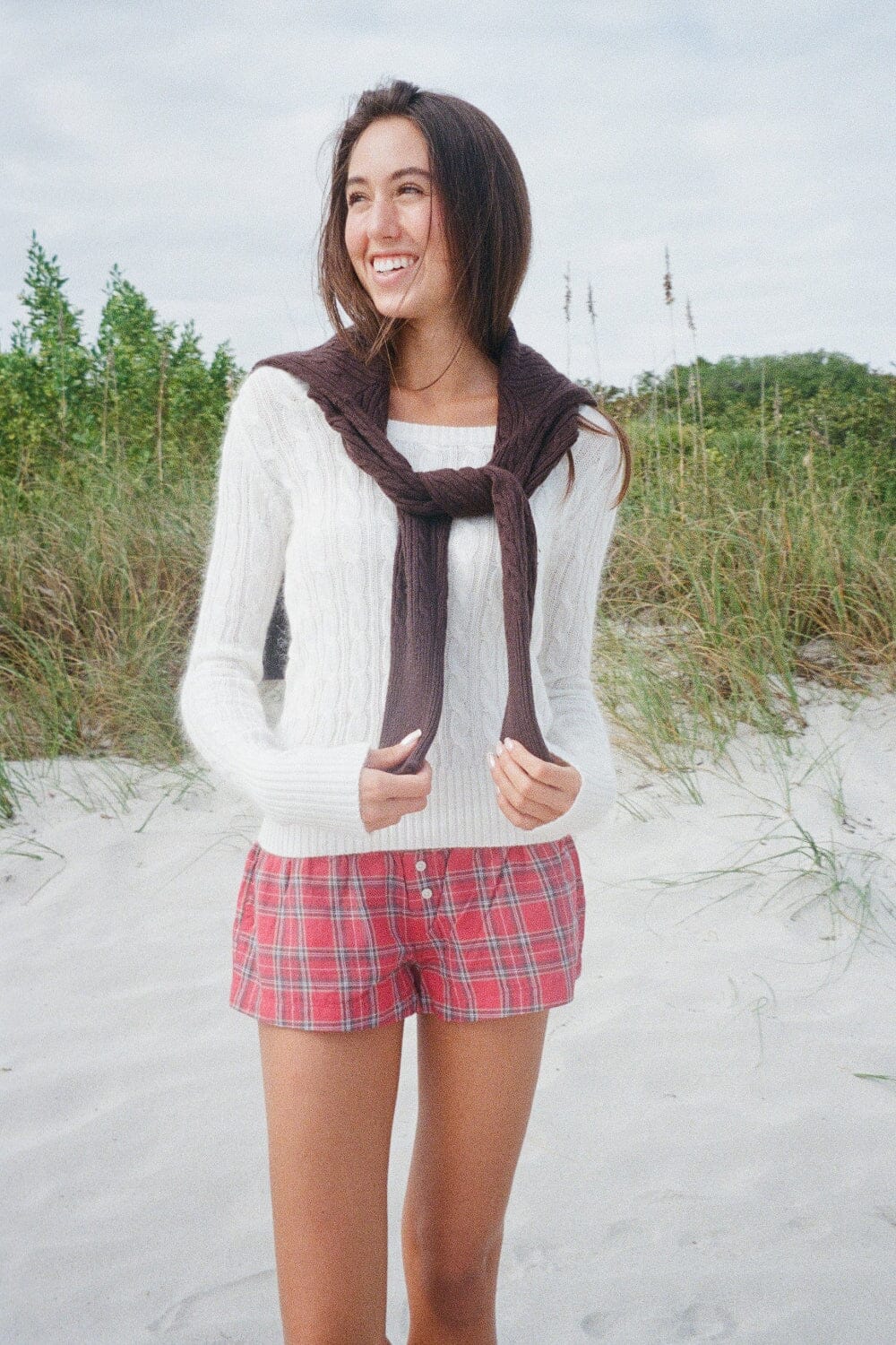Alina Sweater | White / Regular Fit