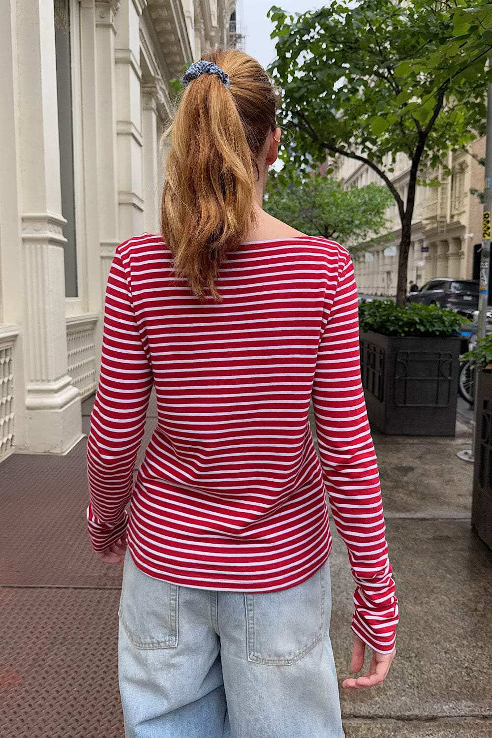 Red With White Stripes / XS/S