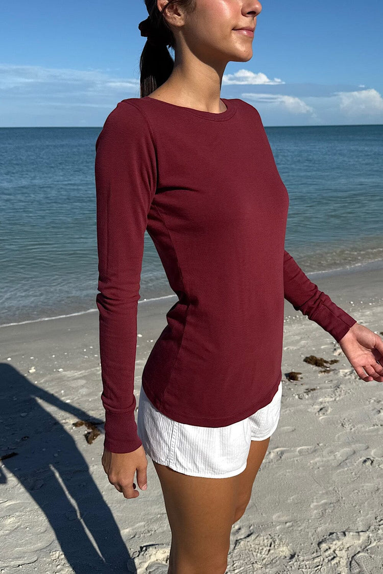 Catalina Top | Burgundy / S