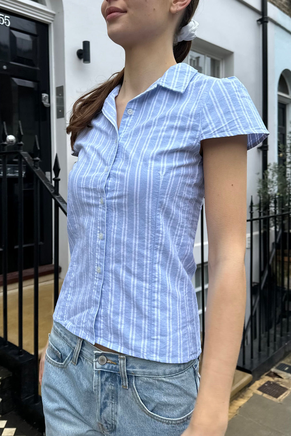 Light Blue Double Stripe / XS/S