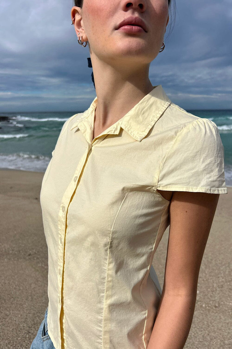 Rue Top | Pastel Yellow / XS/S