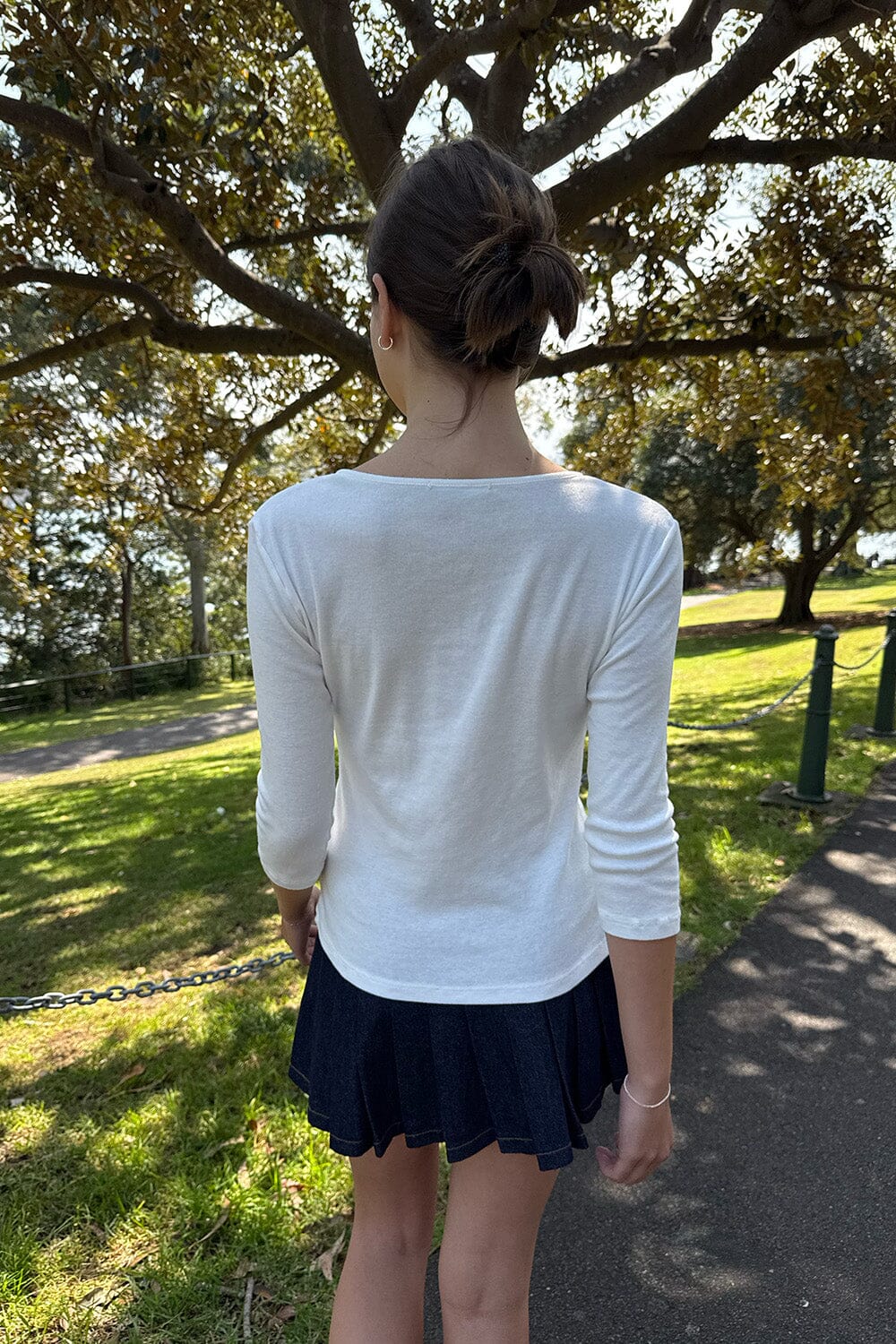 Adrianna Top | White / XS/S
