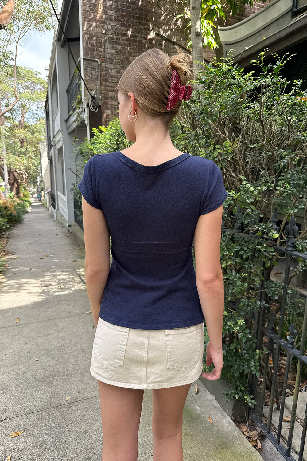 Naia Top | Navy Blue / XS/S