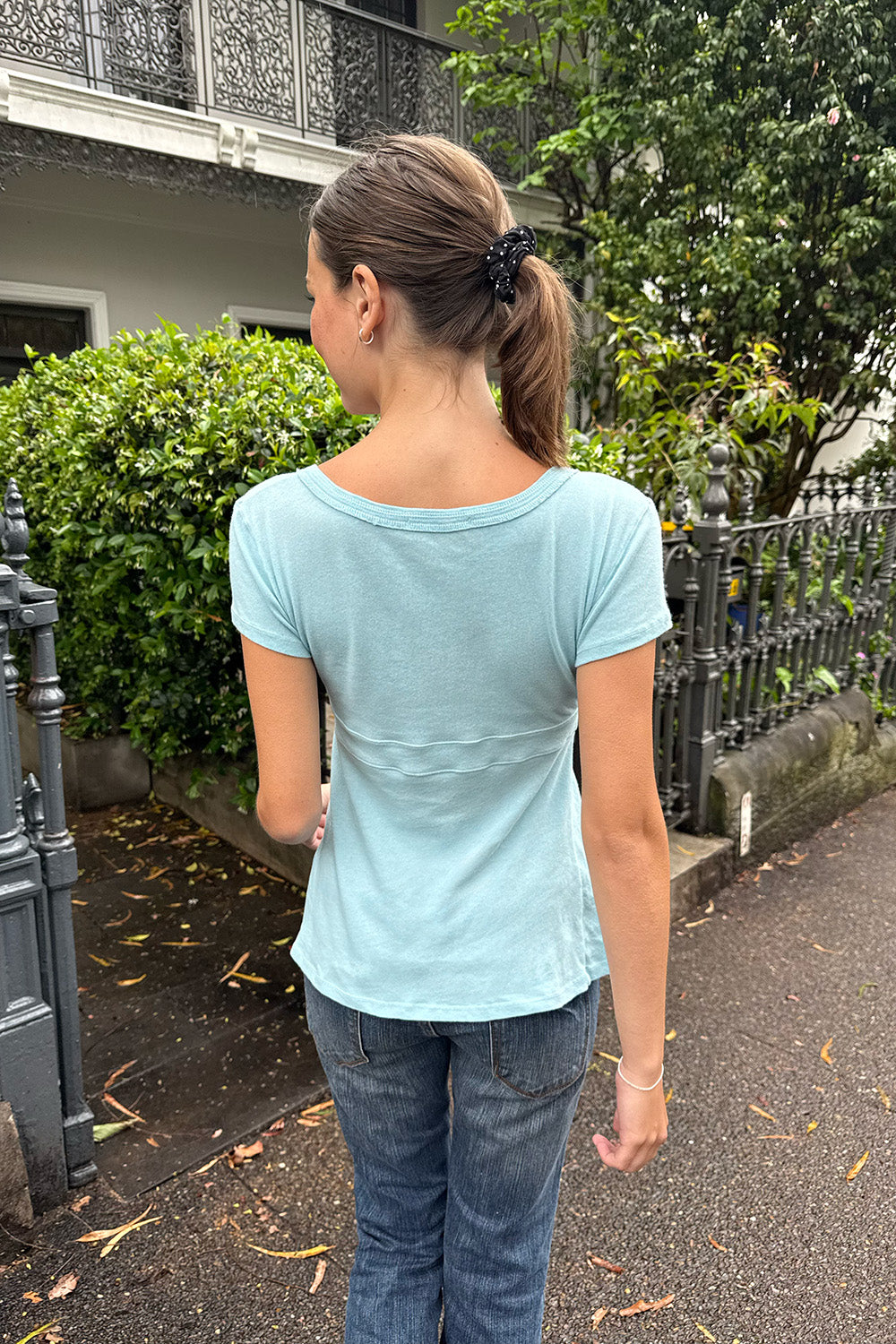Naia Top | Azure Blue / XS/S