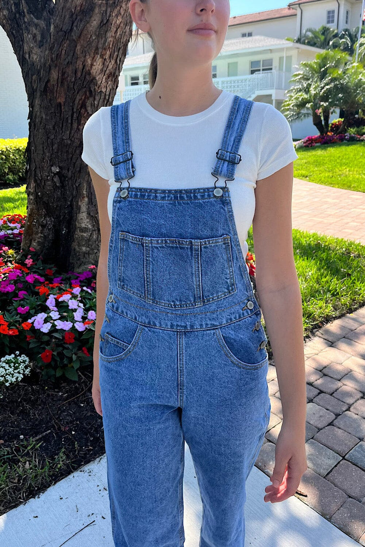 Finley Overalls | Medium Wash Denim / S