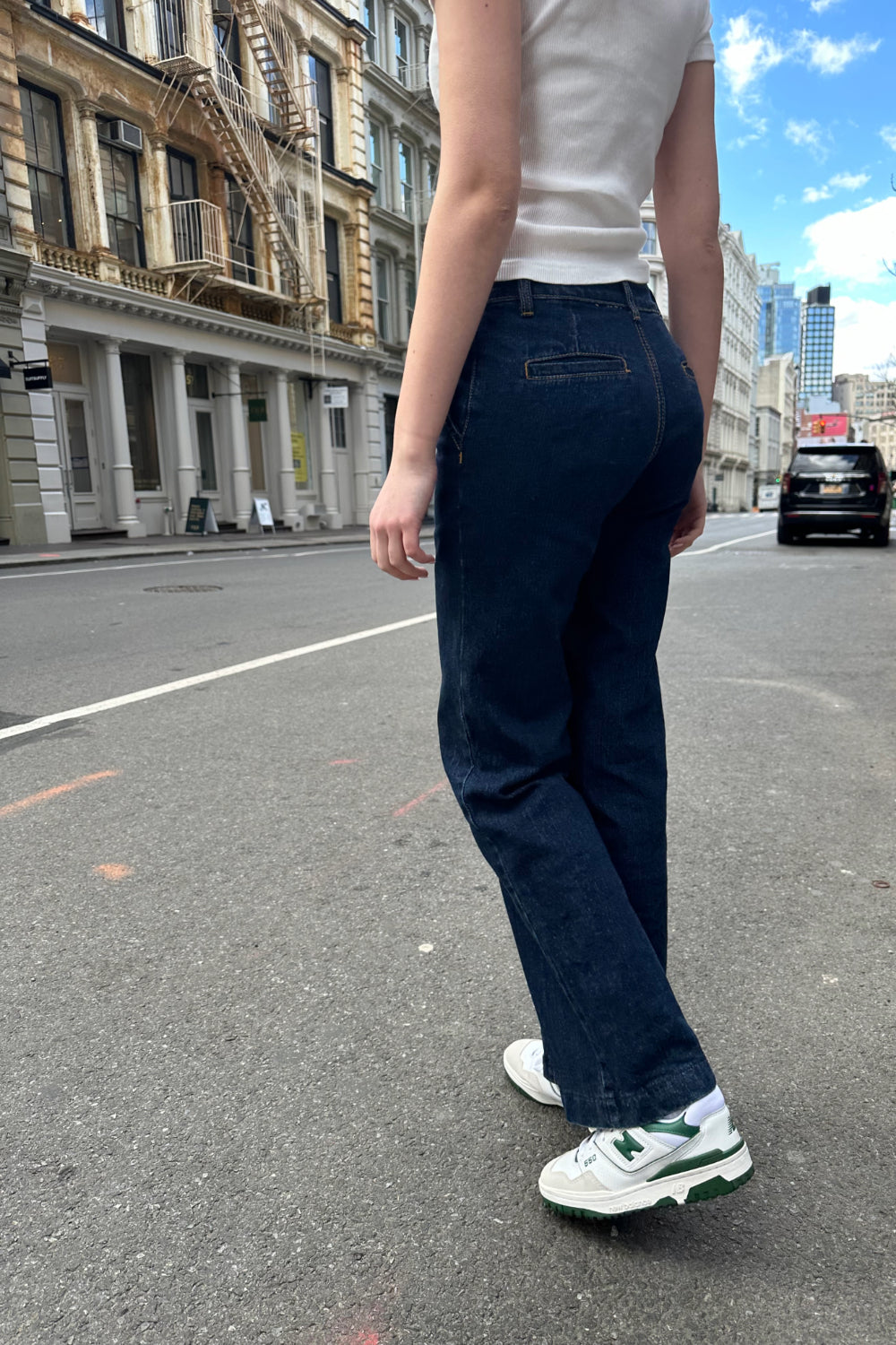 Ava Jeans | dark denim / S