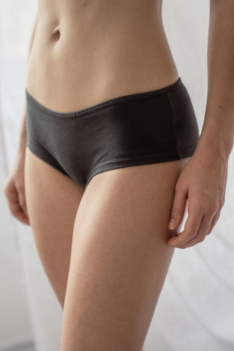 Basic Hipster Underwear | Black / XS/S