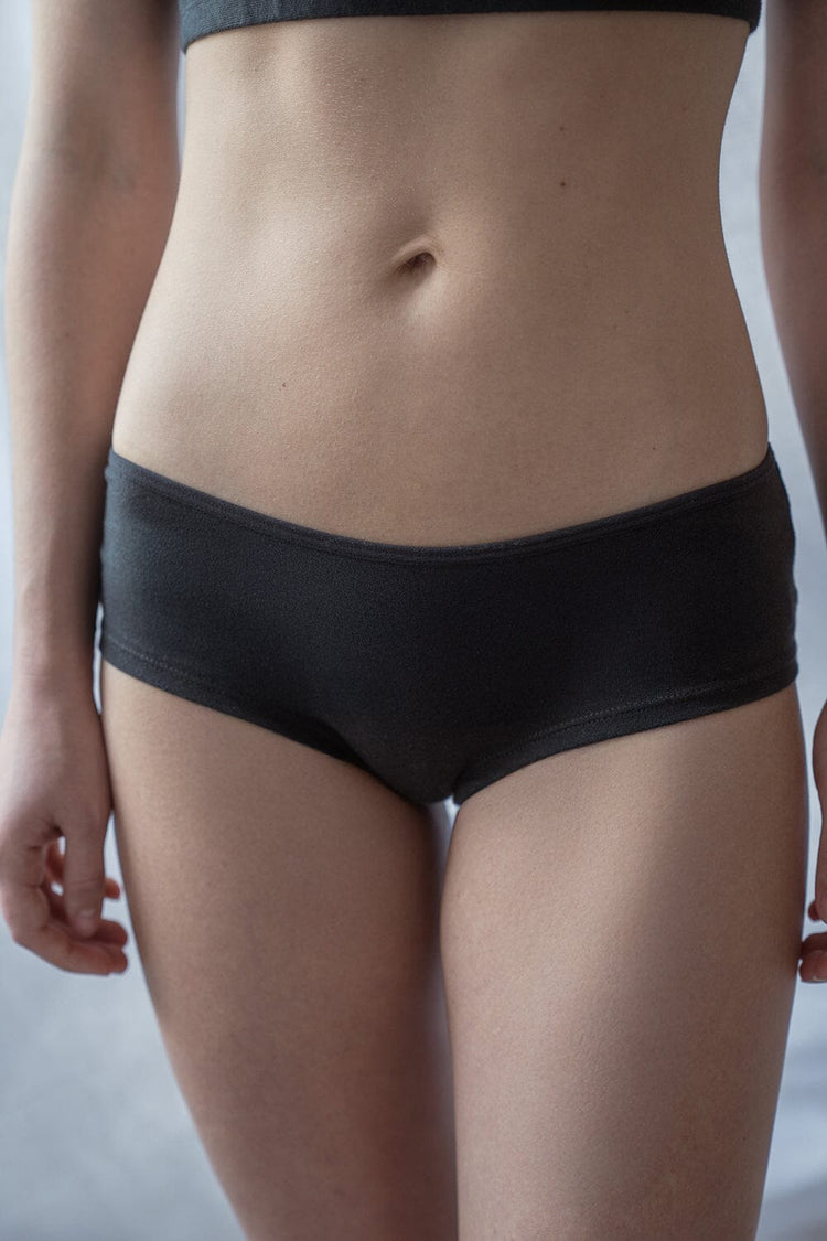 Basic Hipster Underwear | Black / XS/S