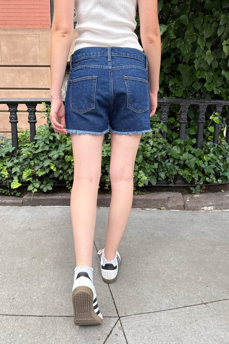 Gail Denim Shorts | Dark Denim / S