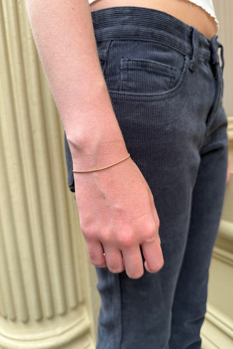 Thin Line Bracelet | Gold