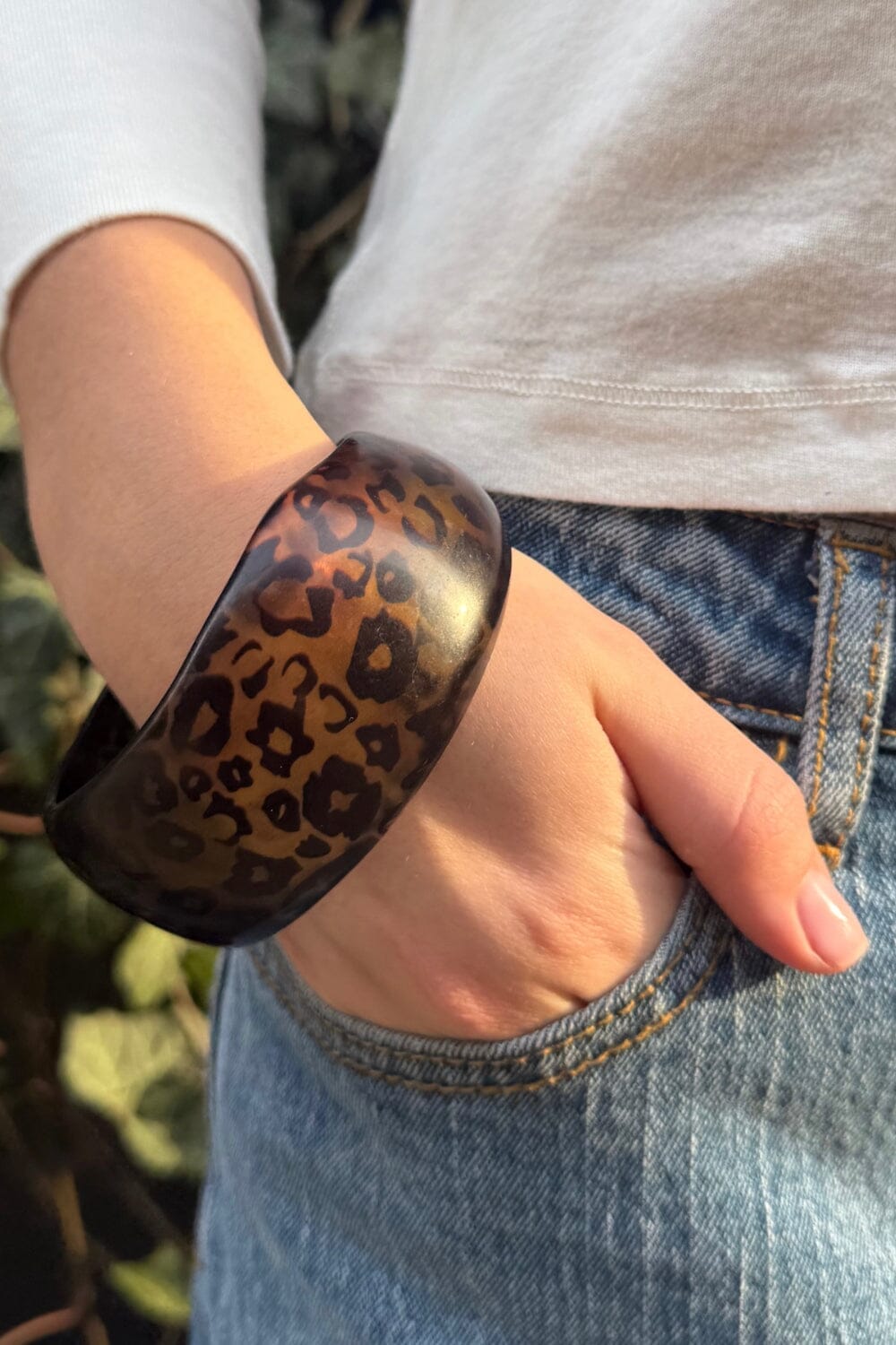 Rigid Bracelet | Tortoise Shell