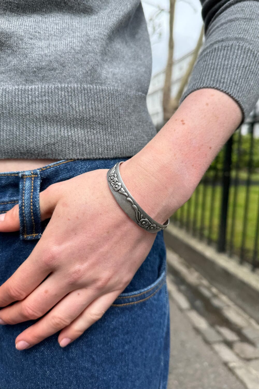 Floral Bracelet | Silver