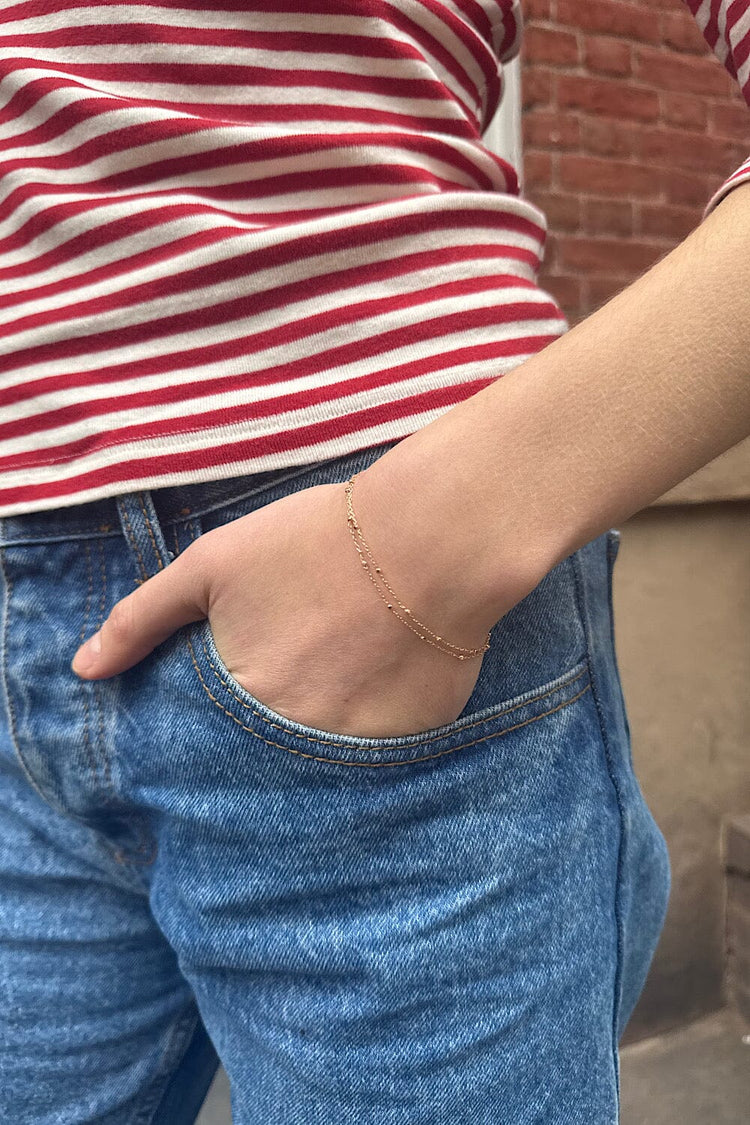 Double Chain Bracelet | Gold