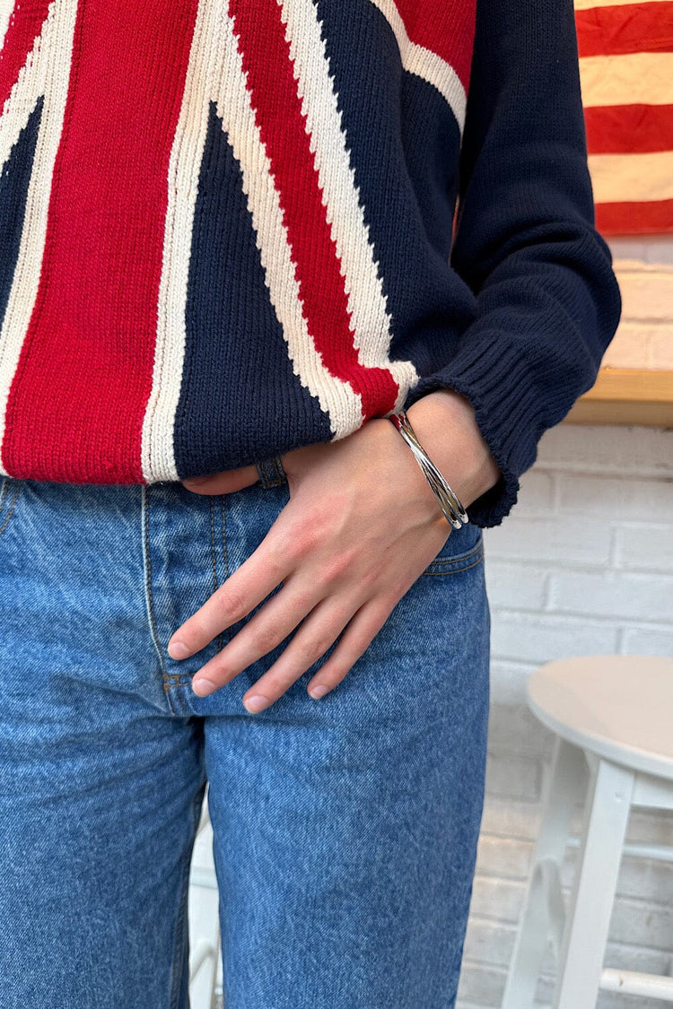Double Interlaced Bracelet | Silver