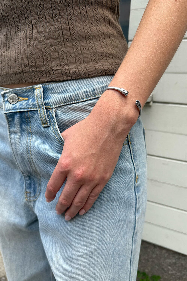 Rigid Rose Bracelet | Silver