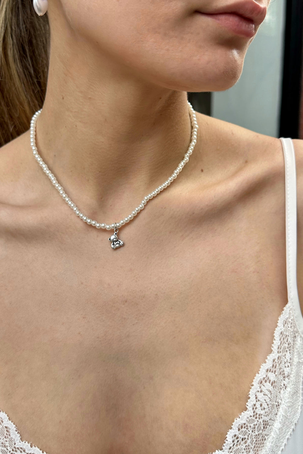 Heart Locket Necklace Chain Choker Brandy Melville Lace Choker