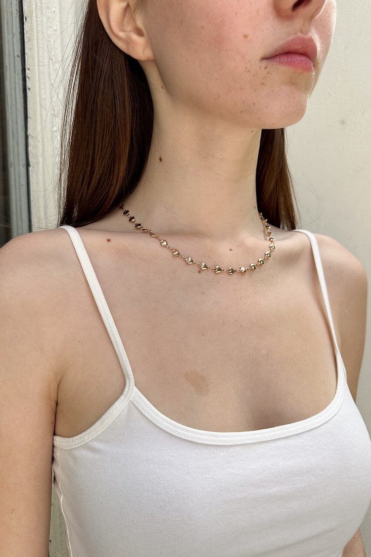 Hearts Necklace | Gold