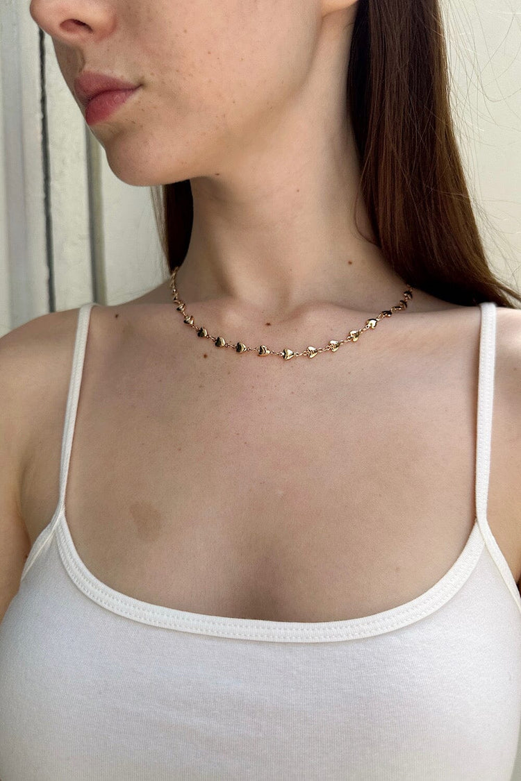 Hearts Necklace | Gold