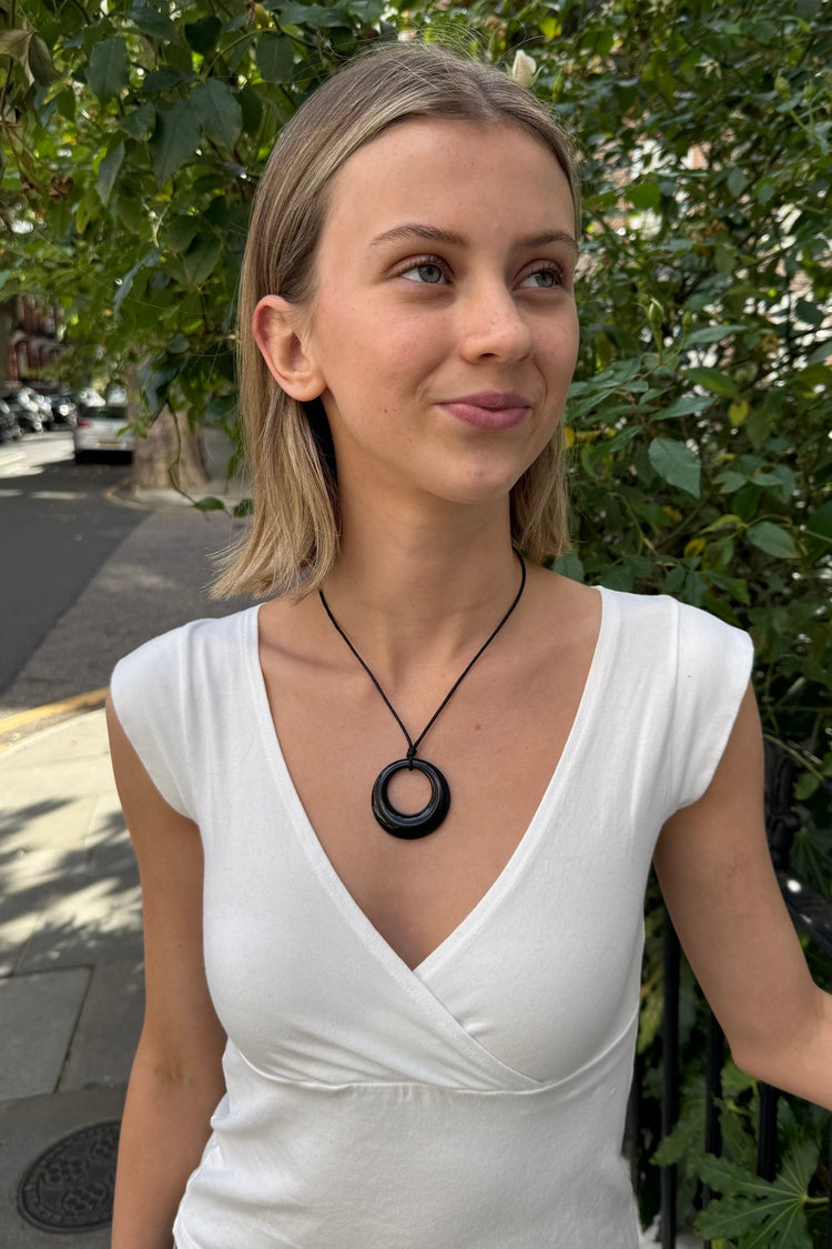 Rope necklace | Black