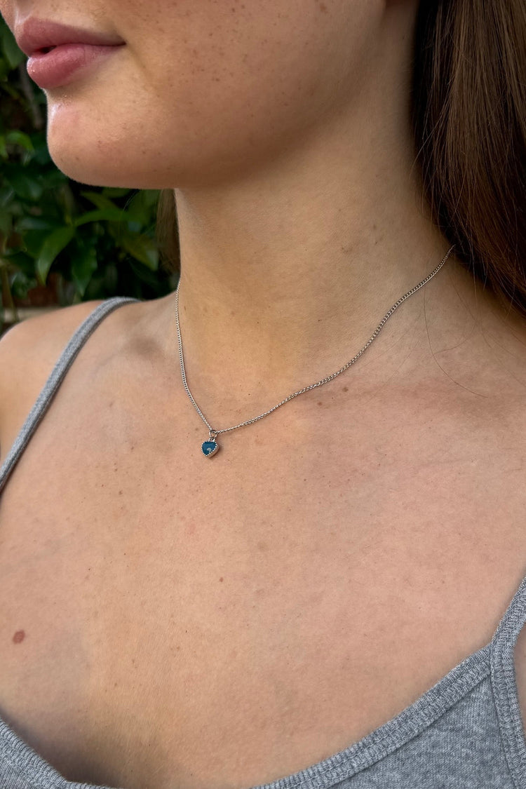 Heart Necklace | Silver