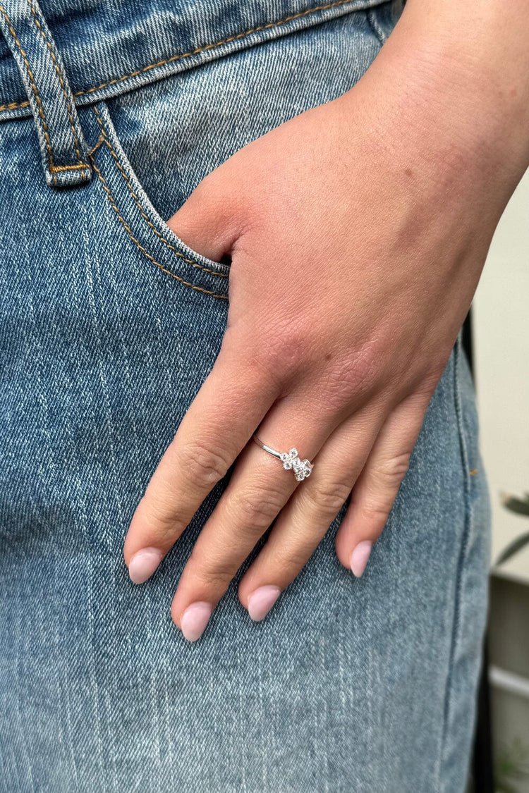 Flower Ring | Silver