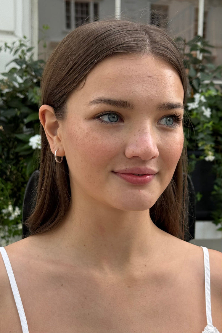Sterling Silver Hoop Earrings | Silver