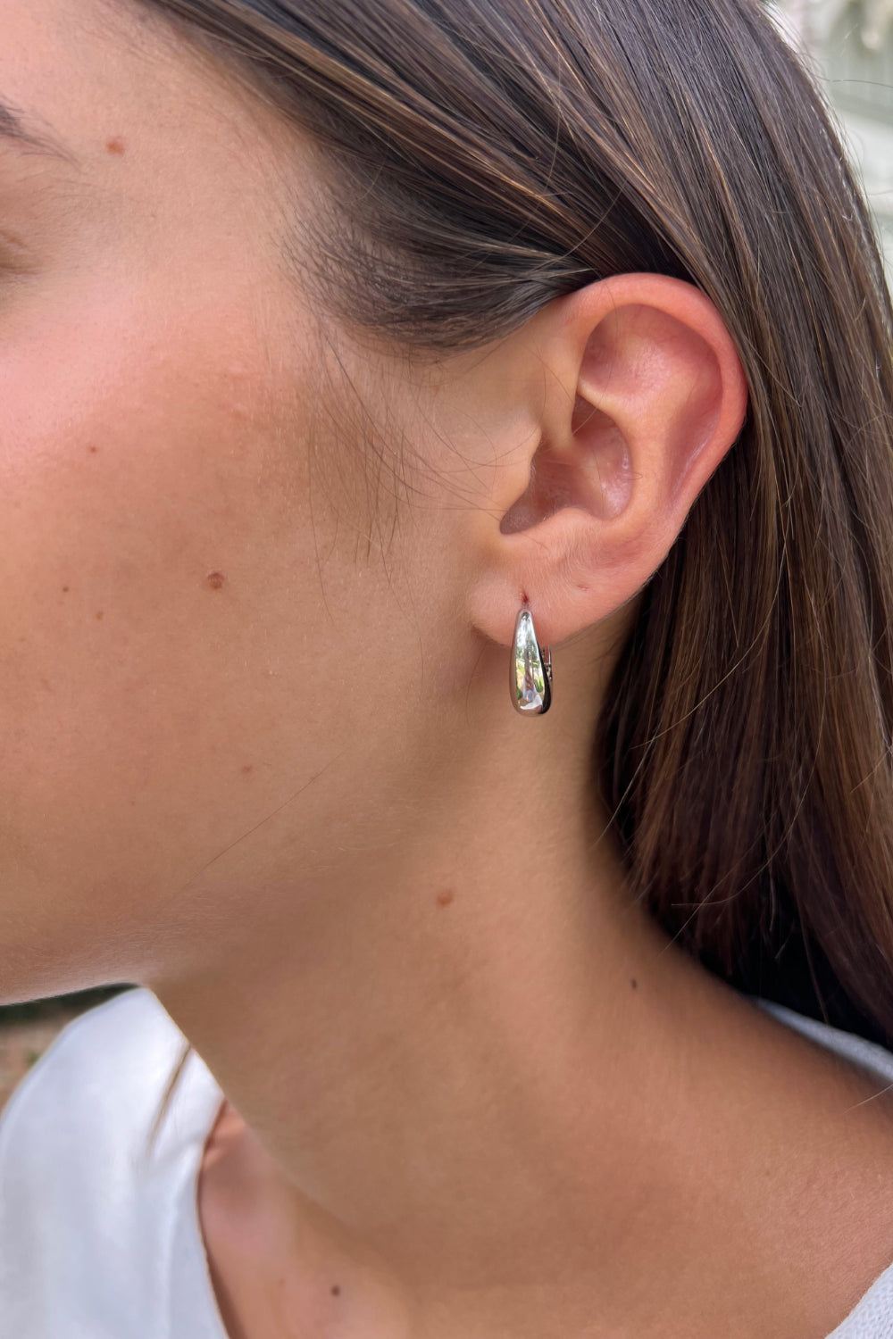 Chunky Hoop Earrings - Main Image