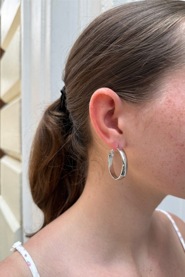Hoop Earrings | Silver