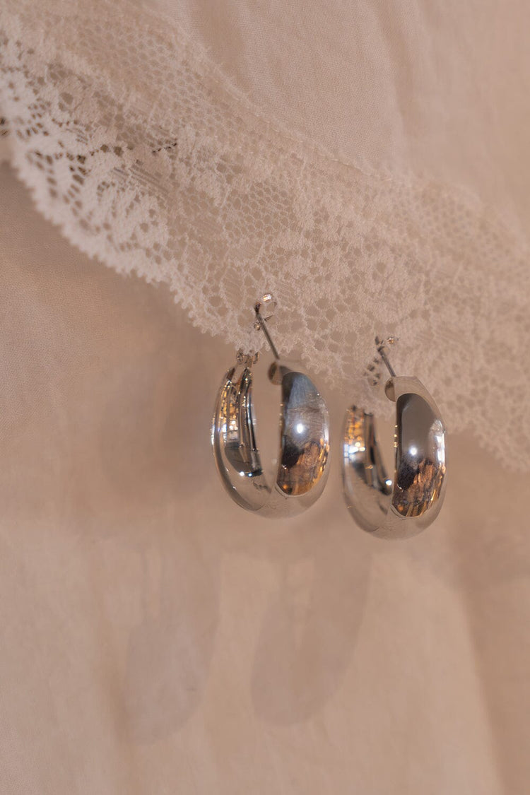 Hoop Earrings | Silver